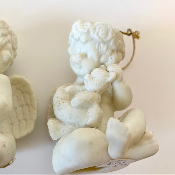 COPY - Vintage HJ&G White Ceramic Angel Ornaments - Picture 12 of 14